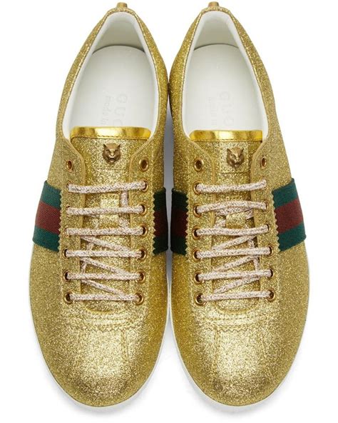 mens sparkle gucci shoes|Gucci bambi glitter sneakers.